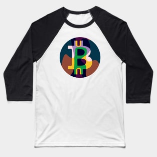 Colorful BTC Baseball T-Shirt